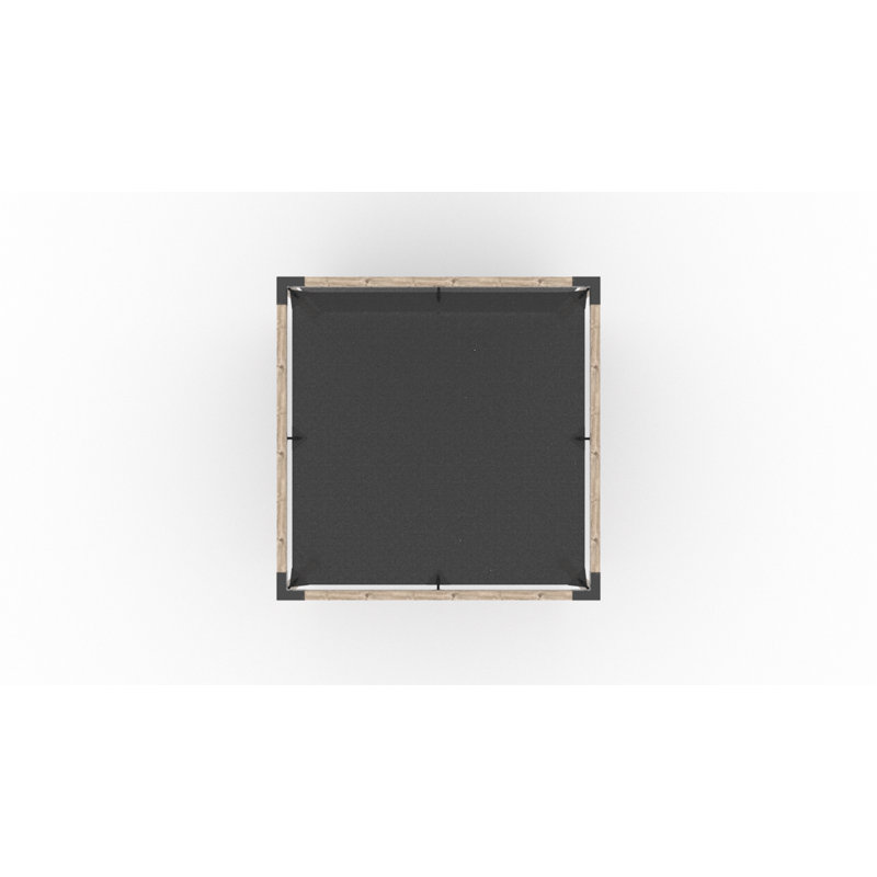 TOJA GRID Toja Grid Black Metal Hardware for Shade Sail & Reviews Wayfair